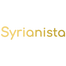 Word 'Syrianista' in yellow on a white background